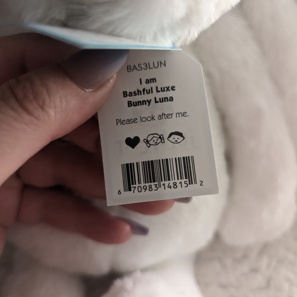 Jellycat bashful luxe Luna bunny - Picture 3 of 4